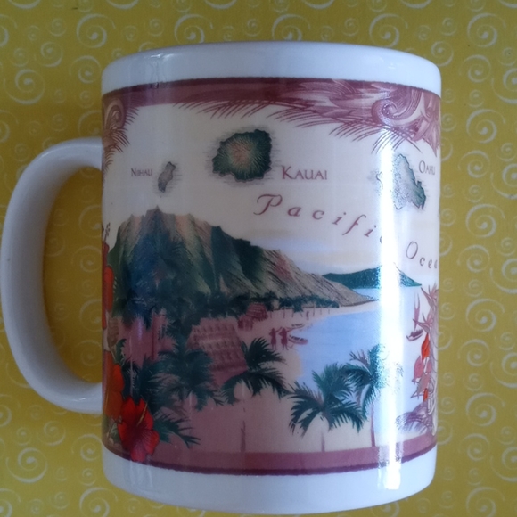 The Sandwich Islands Pacific Ocean Coffee Mug - Picture 3 of 3